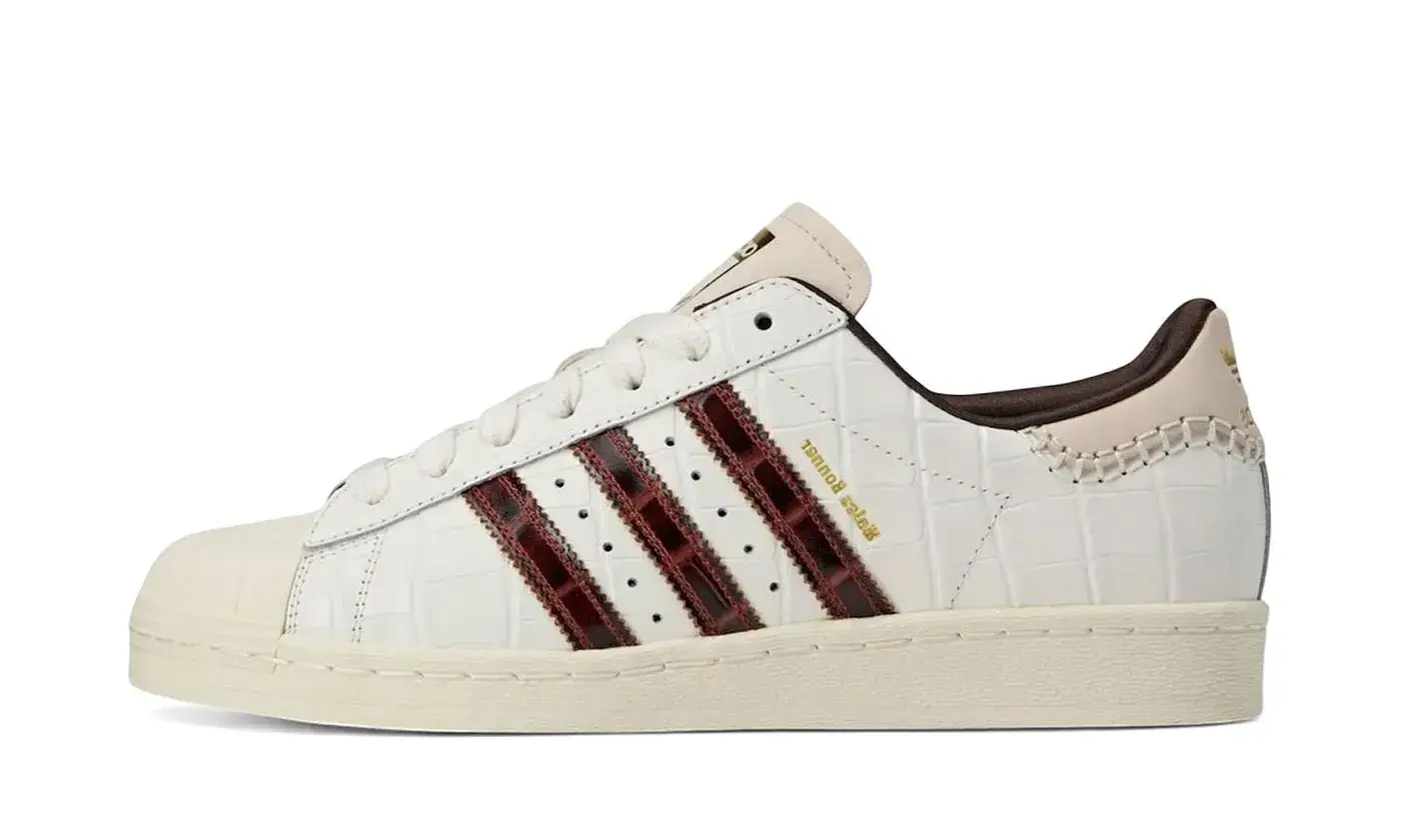 Wales Bonner x adidas Superstar White Brown Croc