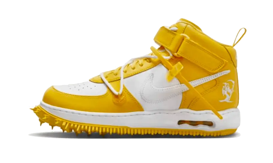 Off-White x Nike Air Force 1 Mid SP Varsity Maize