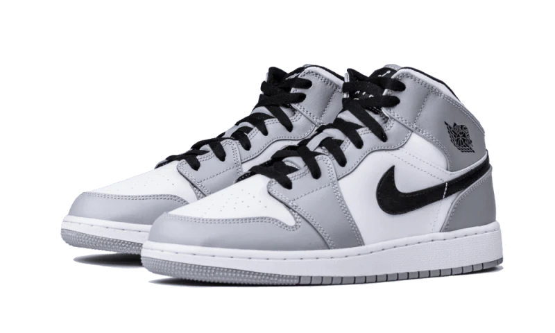 Air Jordan 1 Mid Light Smoke Grey - Image 2