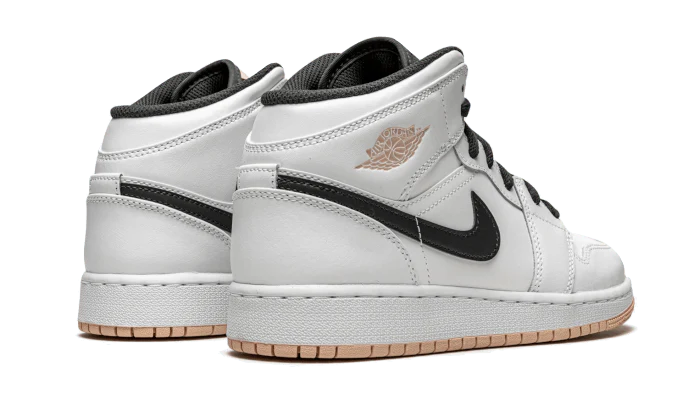 Air Jordan 1 Mid White Arctic Orange - Image 3