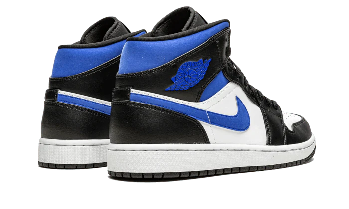 Air Jordan 1 Mid White Black Royal - Image 3