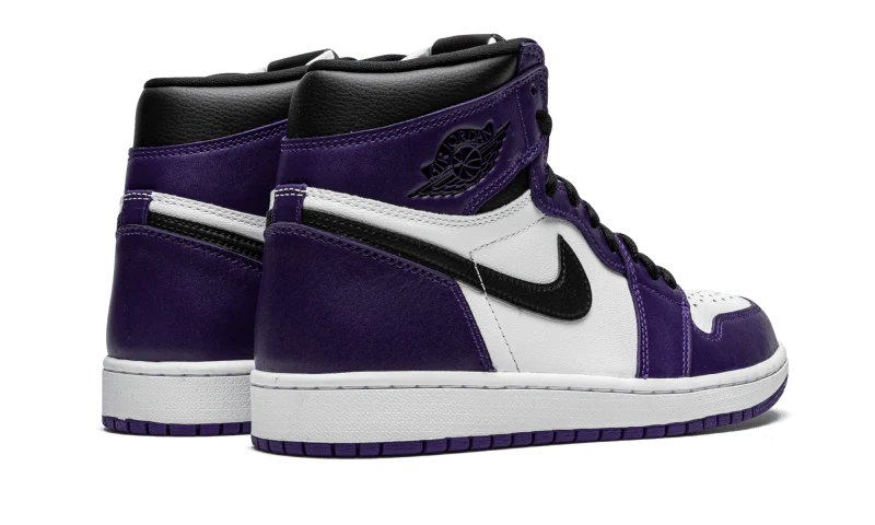 Air Jordan 1 Retro High OG Court Purple White - Image 3