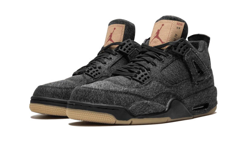 Air Jordan 4 Retro Levi's Black - Image 2