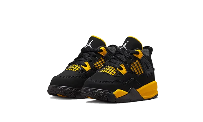Air Jordan 4 Retro Yellow Thunder (TD) - Image 2