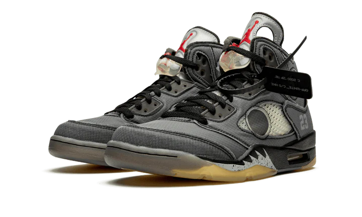 Air Jordan 5 Retro Off-White Black - Image 2