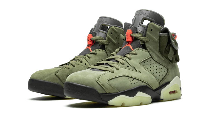 Air Jordan 6 Travis Scott Medium Olive - Image 2