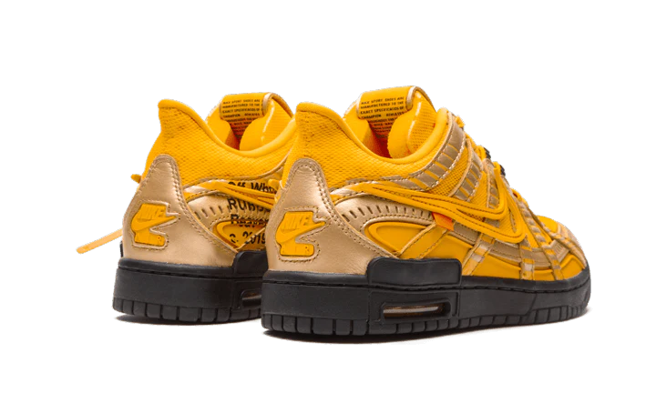Nike Air Rubber Dunk Off-White University Gold - Image 3
