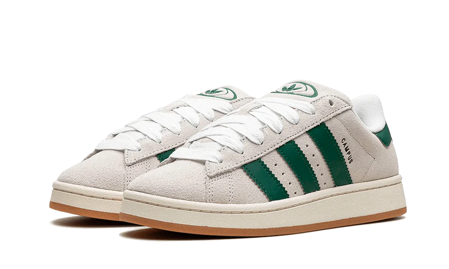 adidas Campus 00s Crystal White Dark Green - Image 2