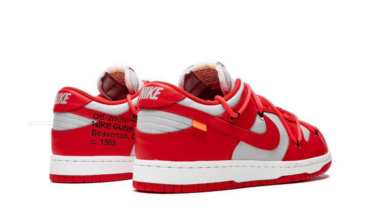 Nike Dunk Low Off-White University Red - Image 3