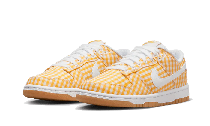 Nike Dunk Low Yellow Gingham - Image 2
