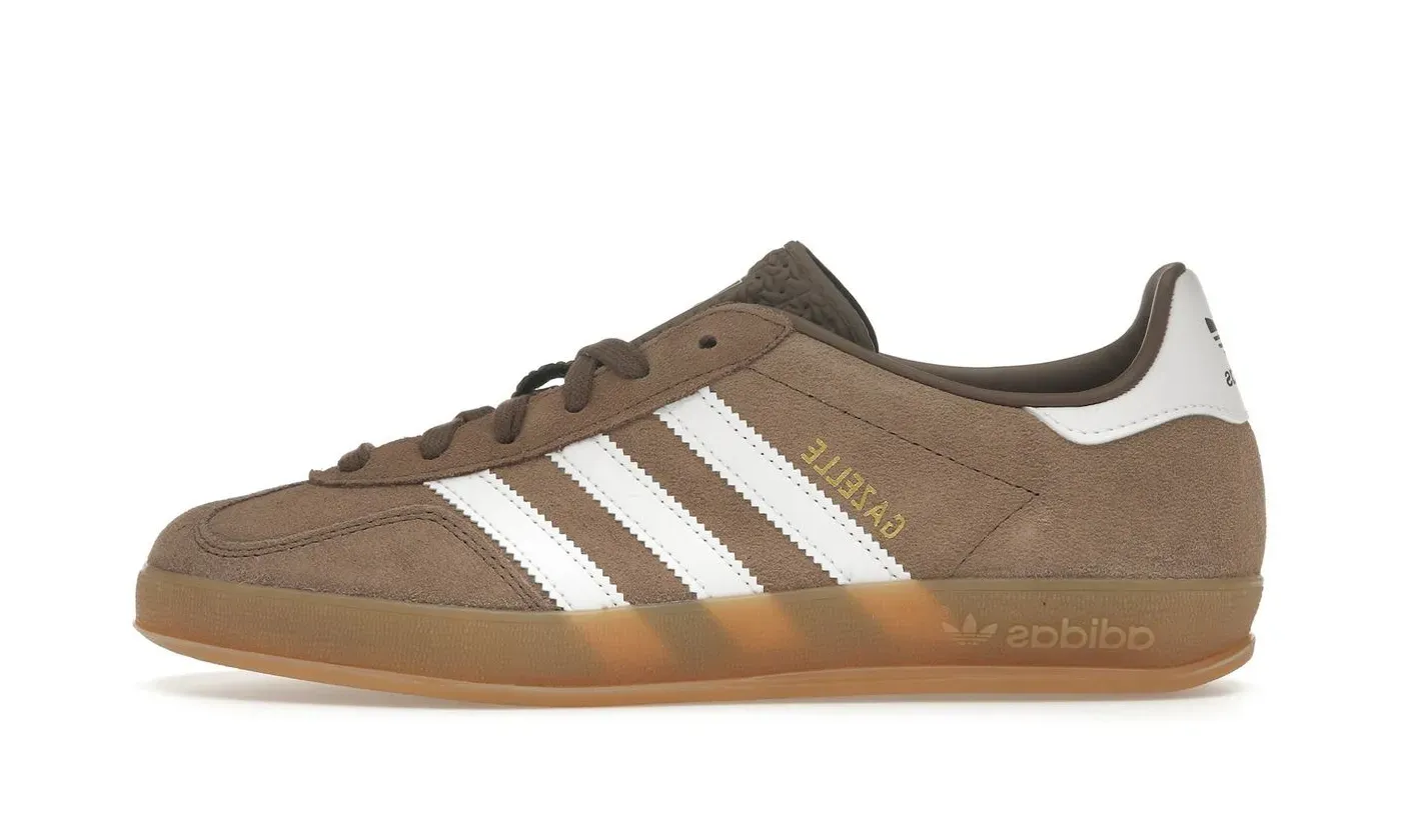 adidas Gazelle Indoor Earth Strata White Gold Metallic