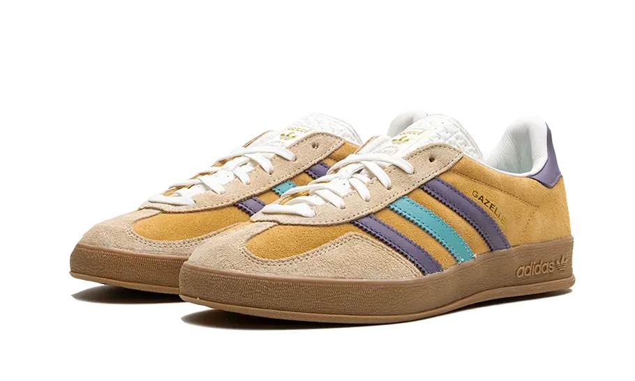 adidas Gazelle Indoor Glow Orange Shadow Violet - Image 2