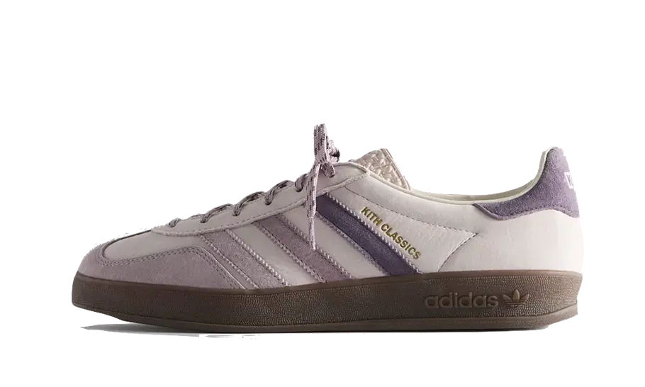 Kith x adidas Gazelle Indoor Classics Ash Purple
