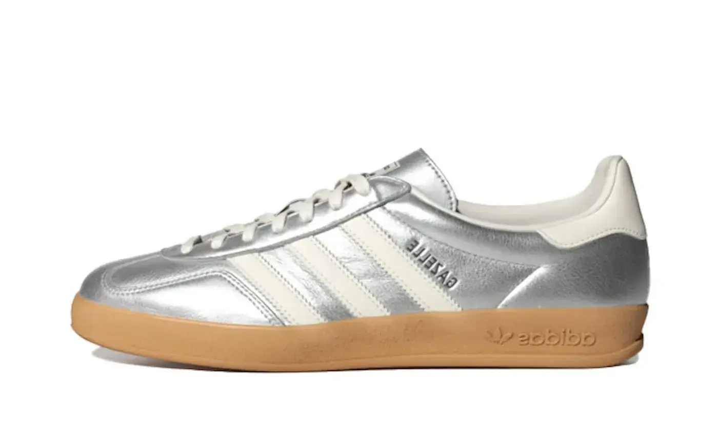 adidas Gazelle Indoor Silver Metallic Core White