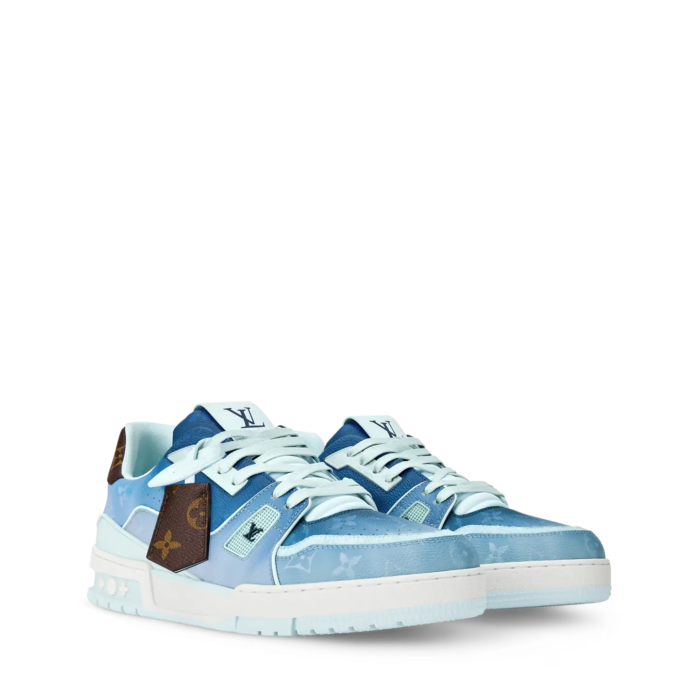 Louis Vuitton LV Trainer Monogram Blue - Image 5