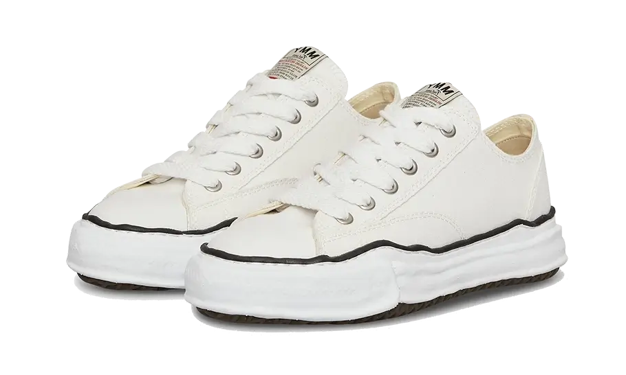 Maison Mihara Yasuhiro Peterson OG Sole Canvas Low White - Image 2