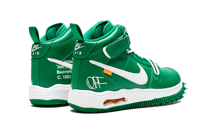 Off-White x Nike Air Force 1 Mid SP Pine Green - Image 3
