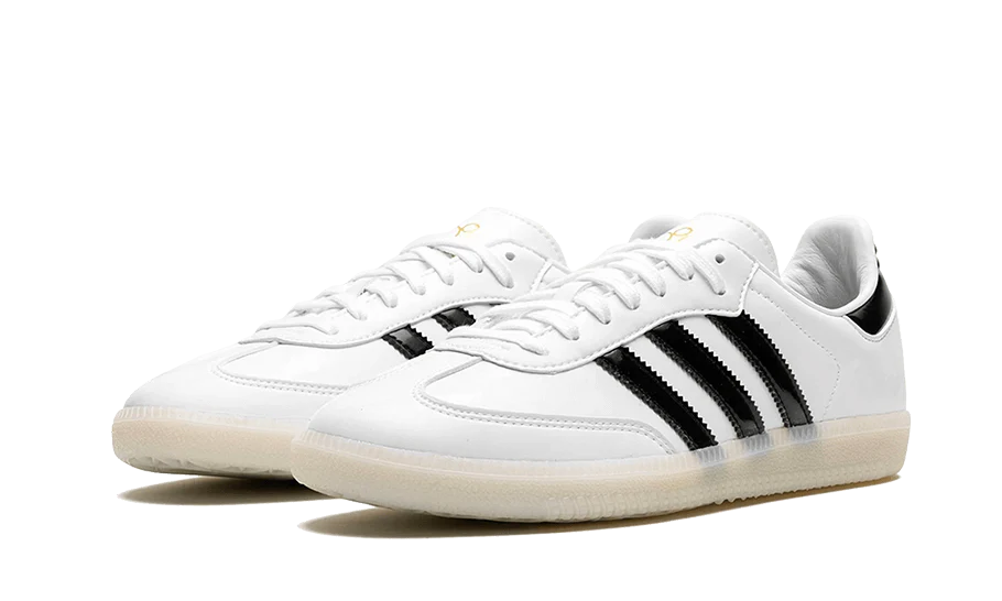 adidas Samba Jason Dill White Black Patent - Image 2