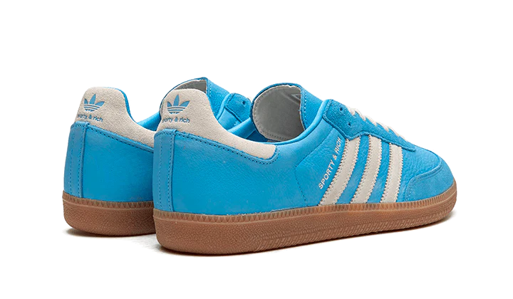 Sporty & Rich x adidas Samba OG Blue Grey - Image 3