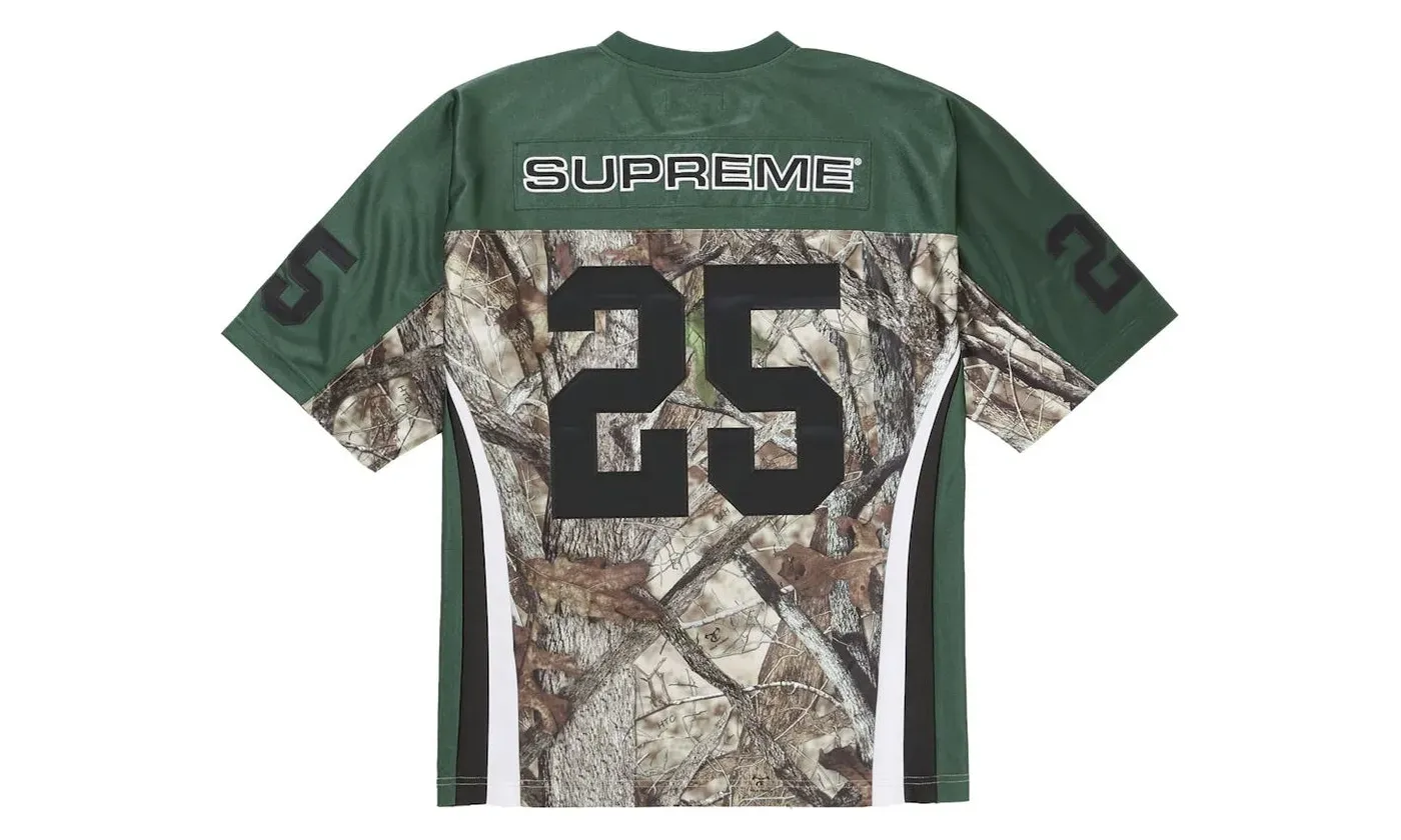 Supreme Breast Cancer Awareness Football Jersey Green - Image 2