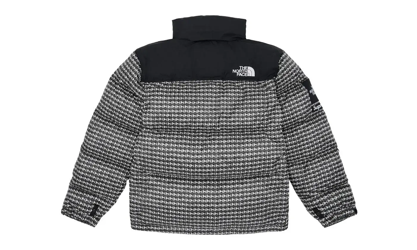 The North Face x Supreme Studded Nuptse Jacket Black - Image 2