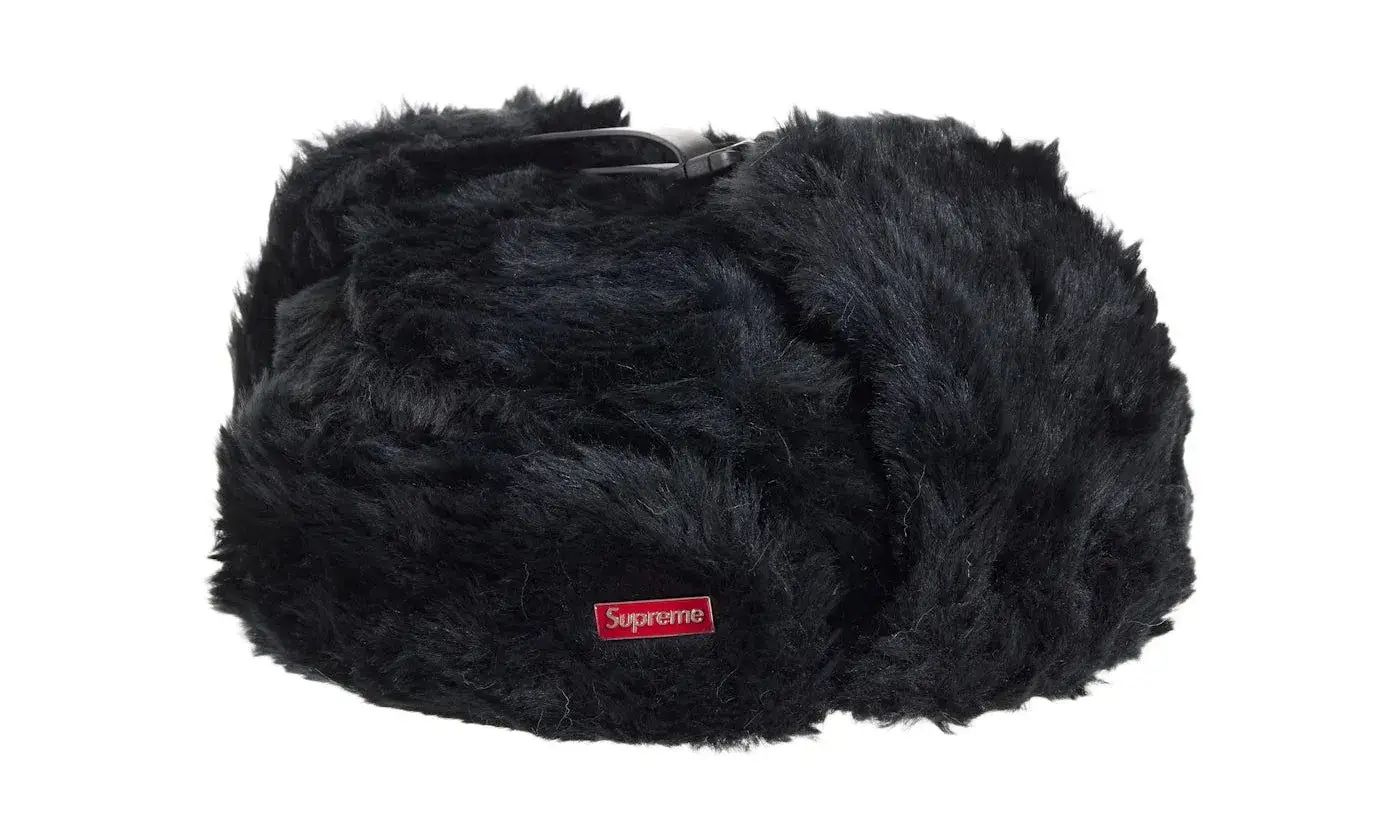 Supreme Ushanka Hat (FW25) Black - Image 3