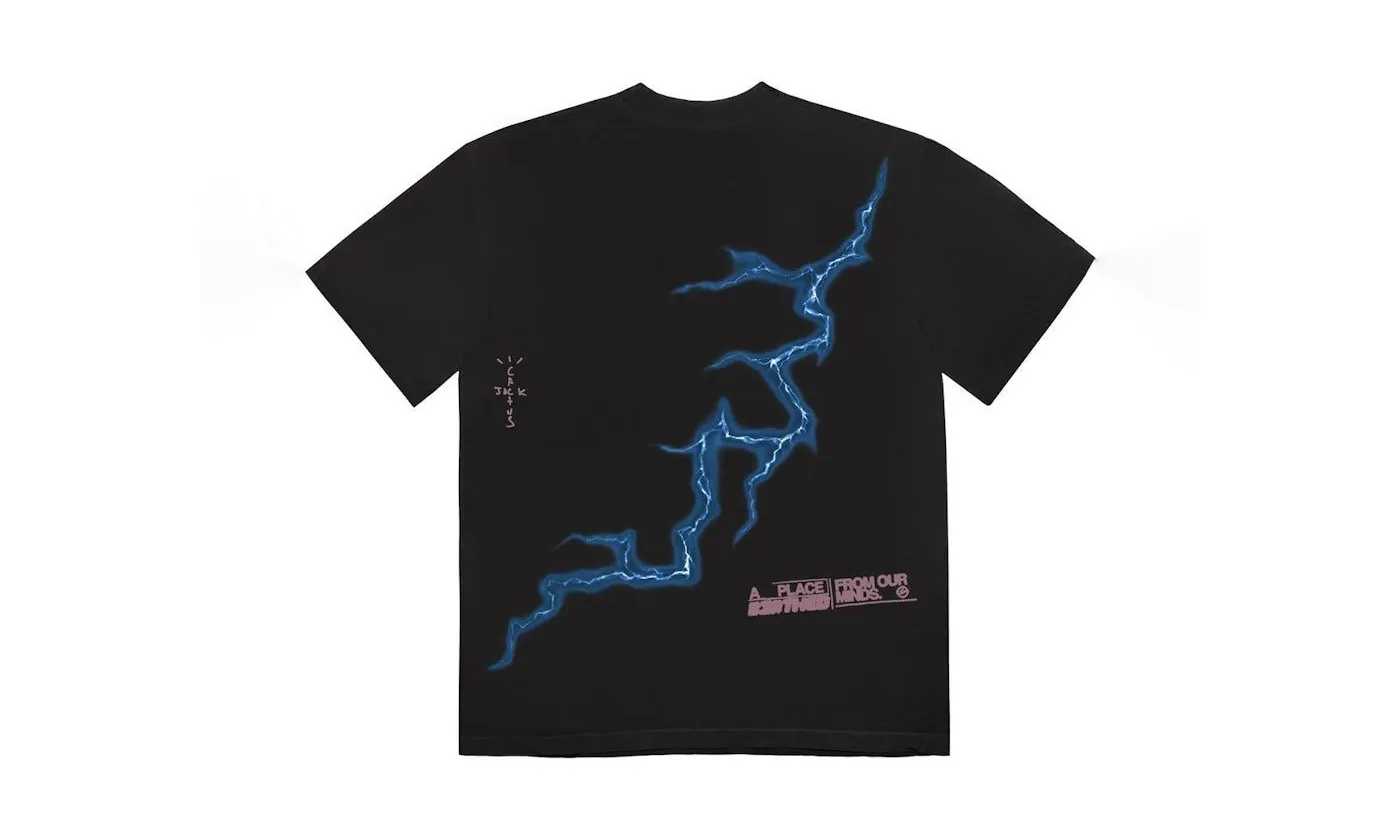 Travis Scott Cactus Jack For Fragment Danger Tee Washed Black - Image 2