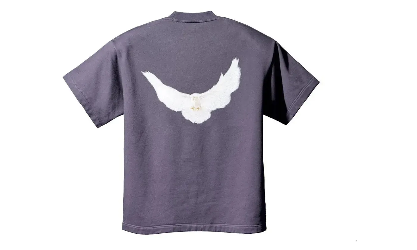 Yeezy Gap Dove Padded Heavy Fleece Tee Black - Image 2